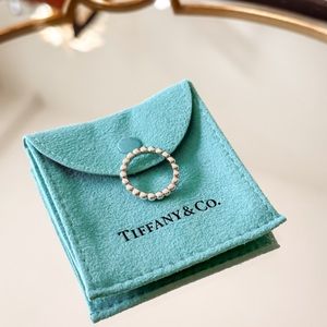 Tiffany & Co - beaded ring (size 5)